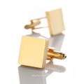 Gentleman Elegant Wedding Party Shirt Tags Stainless Steel Square Blank Cufflinks